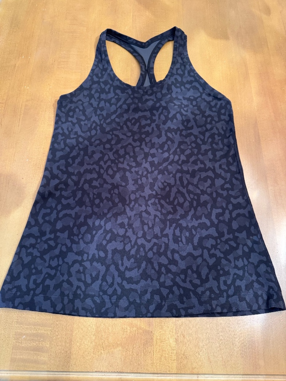 Lululemon Cool Racerback Camo Deep Coal Multi